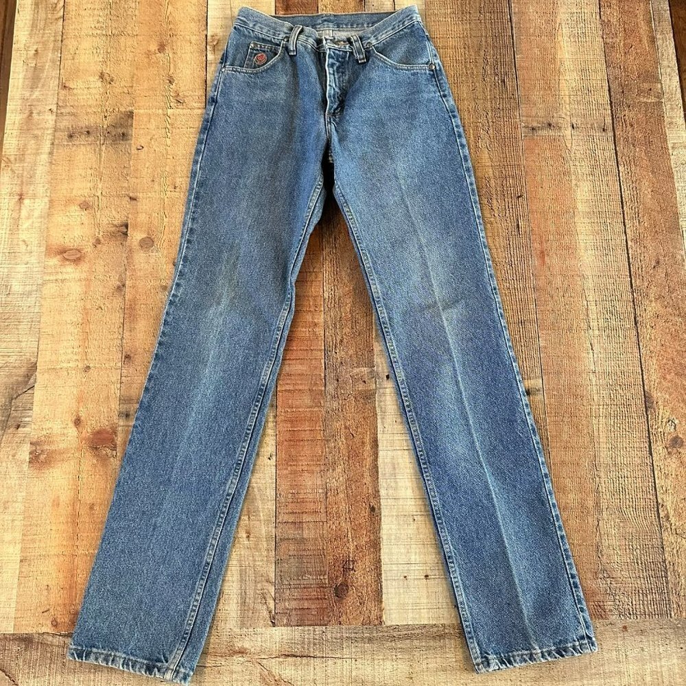 Vintage 90's 20X denim jeans straight leg western wear cowgirl women's 5